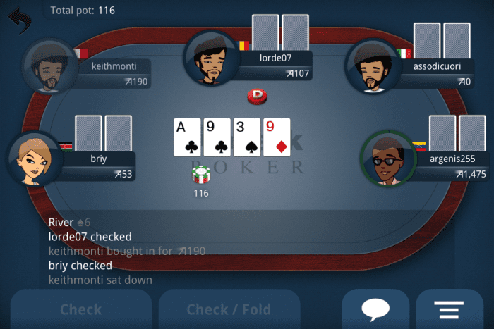 best online poker app for android