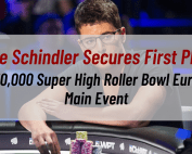 Jake Schindler Secures first place in the $250,000 Super High Roller Bowl Europe Main Event for $3,200,000