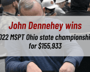 John Dennehey wins the 2022 MSPT Ohio state championship for $155,933