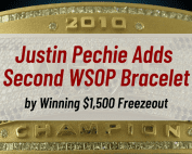 Justin Pechie Adds Second WSOP Bracelet to His Collection by Winning $1,500 Freezeout