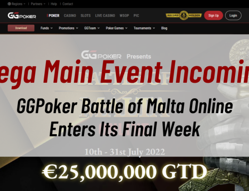 GGPoker Battle of Malta Online Enters Its Final Week: Mega Main Event Incoming