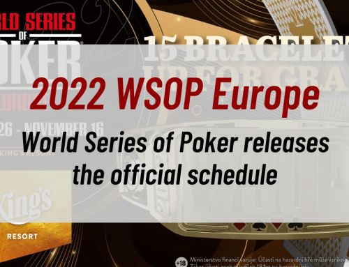 World Series of Poker releases the official schedule for 2022 WSOP Europe