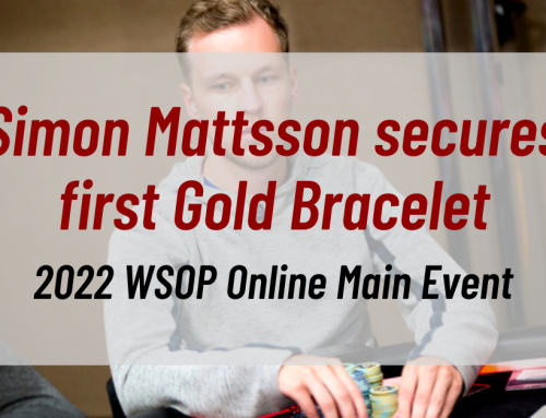 Simon Mattsson secures his career’s first Gold Bracelet in the 2022 WSOP Online Main Event